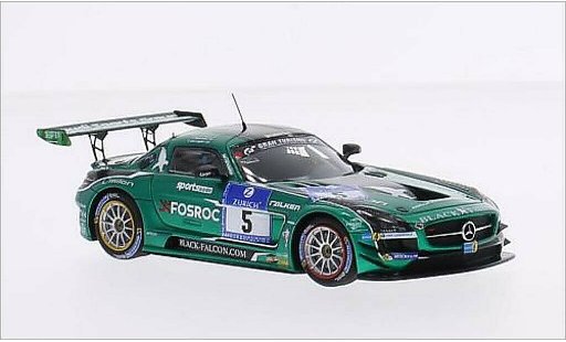 Mercedes SLS GT3 1/43 Spark AMG No.5 Black Falcon 24h Nurburgring 2015 modellautos