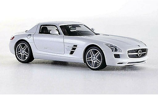 Mercedes SLS Coupe 1/87 Herpa AMG weiss modellautos
