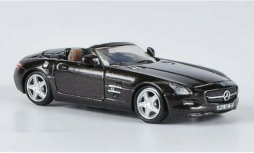 Mercedes SLS Roadster 1/87 Schuco AMG braun modellautos