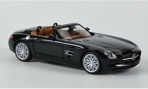 Mercedes SLS Roadster 1/87 Herpa AMG (R197) Brabus schwarz modellautos