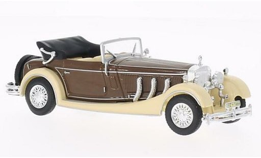 Mercedes SS Base 1/43 WhiteBox beige/braun 1933 modellautos