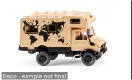 Mercedes Unimog 1/87 Wiking U 1700 L beige/schwarz 1975 1:87 modellautos