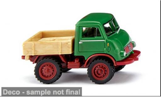 Mercedes Unimog 1/87 Wiking U401 gr&uuml;n/rot 1950 1:87 modellautos