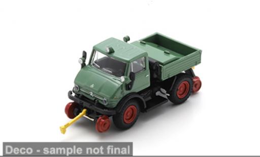 Mercedes Unimog 1/87 Schuco U406 Railroad-Version gr&uuml;n 1:87 modellautos