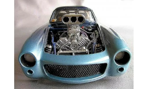Mercedes 300 Base 1/18 Burago pro street 1954 modellautos