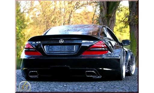 Mercedes Classe SL 65 1/18 Minichamps amg schwarz jantes 19 et 20 pouces modellautos