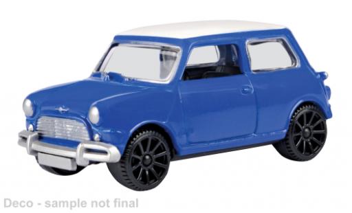 Mini Cooper 1/43 Motormax blau/weiss 1:43 modellautos