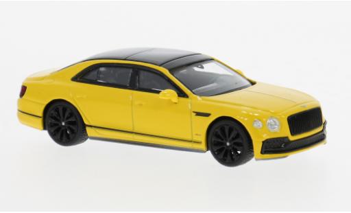 Bentley Flying Spur 1/64 Mini GT gelb 1:64 modellautos