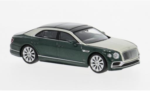 Bentley Flying Spur 1/64 Mini GT gr&uuml;n/beige 1:64 modellautos