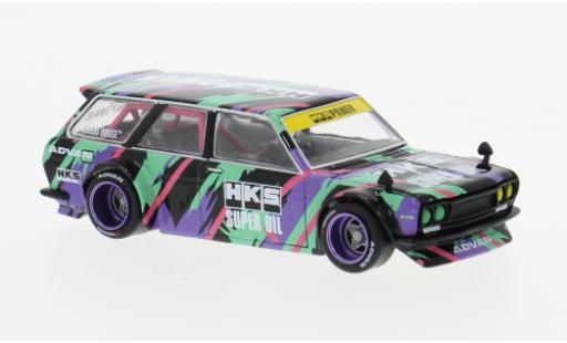 Datsun 510 1/64 Mini GT Wagon HKS V1 Dekor 1:64 modellautos