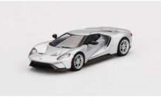 Modellautos Ford GT 1/64 Mini GT silber 2020 1:64 Ford GT 1/64 Mini GT silber 2020 1:64 modellautos