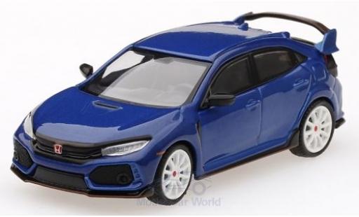 Modellautos Honda Civic 1/64 Mini GT Type R (FK8) blau RHD Modulo Kit Honda Civic 1/64 Mini GT Type R (FK8) blau RHD Modulo Kit modellautos