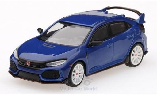 Modellautos Honda Civic 1/64 Mini GT Type R (FK8) mettalic blau Modulo Kit Honda Civic 1/64 Mini GT Type R (FK8) mettalic blau Modulo Kit modellautos