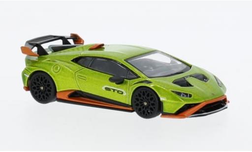 Modellautos Lamborghini Huracan 1/64 Mini GT STO metallise grün 1:64 Lamborghini Huracan 1/64 Mini GT STO metallise grün 1:64 modellautos