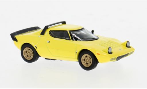 Modellautos Lancia Stratos 1/64 Mini GT HF Stradale gelb 1:64 Lancia Stratos 1/64 Mini GT HF Stradale gelb 1:64 modellautos