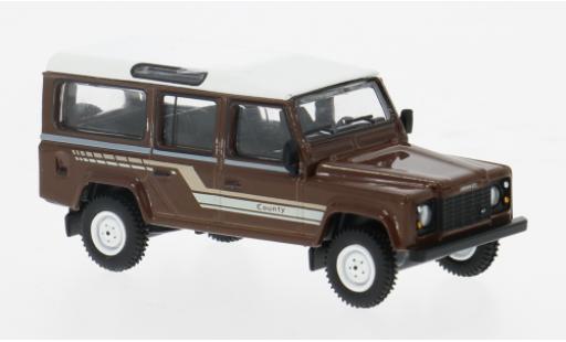 Modellautos Land Rover Defender 1/64 Mini GT 110 County Station Wagon braun 1985 1:64 Land Rover Defender 1/64 Mini GT 110 County Station Wagon braun 1985 1:64 modellautos