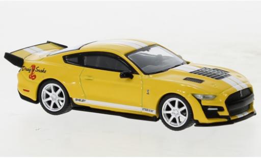Modellautos Shelby GT 500 1/64 Mini GT Ford Mustang Dragon Snake Concept jaune Shelby GT 500 1/64 Mini GT Ford Mustang Dragon Snake Concept jaune modellautos