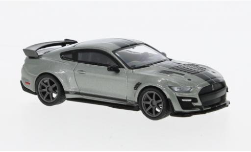 Modellautos Shelby GT 500 1/64 Mini GT Ford Mustang SE Widebody metallise gris Shelby GT 500 1/64 Mini GT Ford Mustang SE Widebody metallise gris modellautos