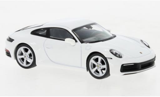 Modellautos Porsche 992 S 1/64 Mini GT 911  Carrera blanche Porsche 992 S 1/64 Mini GT 911  Carrera blanche modellautos