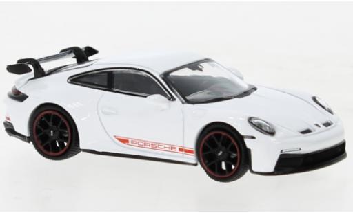 Modellautos Porsche 992 GT3 1/64 Mini GT 911  blanche Porsche 992 GT3 1/64 Mini GT 911  blanche modellautos