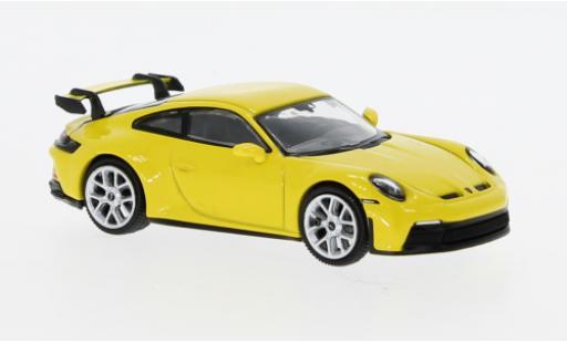 Modellautos Porsche 992 GT3 1/64 Mini GT 911  jaune Porsche 992 GT3 1/64 Mini GT 911  jaune modellautos