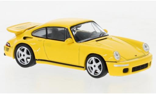 Modellautos Ruf CTR 1/64 Mini GT Porsche RUF Anniversaire jaune Ruf CTR 1/64 Mini GT Porsche RUF Anniversaire jaune modellautos