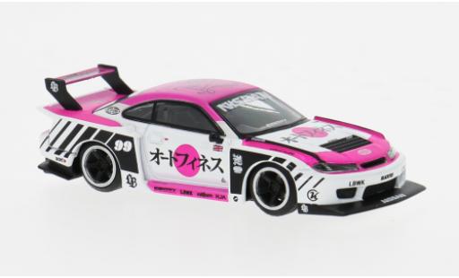 Nissan Silvia 1/64 Mini GT (S15) LB-Super Silhouette 2023 Auto Finesse #99 1:64 modellautos