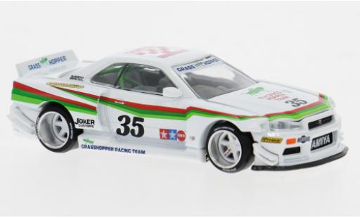 Modellautos Nissan Skyline 1/64 Mini GT GTR (R34) The GRASSHOPPER 1:64 Nissan Skyline 1/64 Mini GT GTR (R34) The GRASSHOPPER 1:64 modellautos