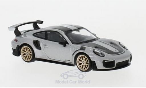 Modellautos Porsche 991 GT2 RS 1/64 Mini GT 911 ( II) GT2 RS silber Weissach Package Porsche 991 GT2 RS 1/64 Mini GT 911 ( II) GT2 RS silber Weissach Package modellautos