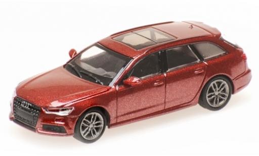 Modellautos Audi A6 1/87 Minichamps Avant mettalic rot 2018 Audi A6 1/87 Minichamps Avant mettalic rot 2018 modellautos