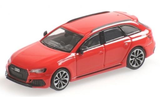Modellautos Audi RS4 1/87 Minichamps Avant (B9) mettalic rot 2018 Audi RS4 1/87 Minichamps Avant (B9) mettalic rot 2018 modellautos