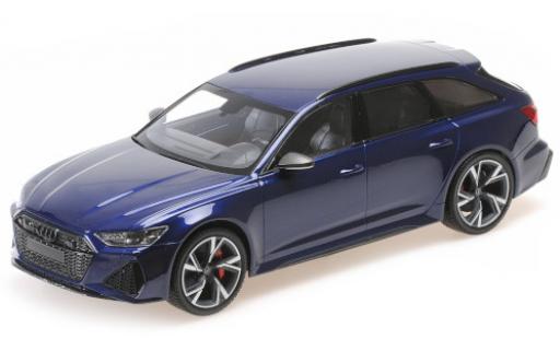 Audi RS6 1/18 Minichamps Avant (C8) mettalic blau 2019 modellautos