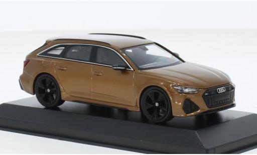 Modellautos Audi RS6 1/43 Minichamps Avant metallise braun 2019 1:43 Audi RS6 1/43 Minichamps Avant metallise braun 2019 1:43 modellautos