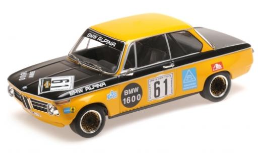 Modellautos Bmw 1600 1/18 Minichamps -2 No.61 -Alpina 6h Nürburgring 1970 R.Herzog/N.Lauda Bmw 1600 1/18 Minichamps -2 No.61 -Alpina 6h Nürburgring 1970 R.Herzog/N.Lauda modellautos