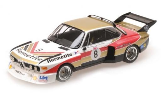 Modellautos Bmw 3.5 1/18 Minichamps CSL No.8 Hermetite 1000 Km Nürburgring 1976 J.Fitzpatrick/T.Walkinshaw Bmw 3.5 1/18 Minichamps CSL No.8 Hermetite 1000 Km Nürburgring 1976 J.Fitzpatrick/T.Walkinshaw modellautos