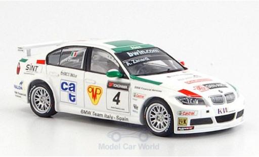 Bmw 320 WTCC 1/43 Minichamps Si No.4 WTCC 2006 A.Zanardi modellautos