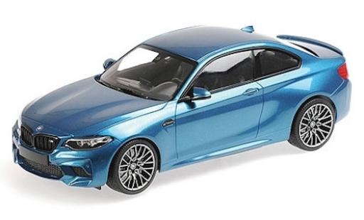 Modellautos Bmw M2 1/18 Minichamps Competition mettalic blau 2019 Bmw M2 1/18 Minichamps Competition mettalic blau 2019 modellautos