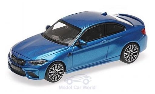 Modellautos Bmw M2 1/43 Minichamps Competition mettalic blau 2019 Bmw M2 1/43 Minichamps Competition mettalic blau 2019 modellautos