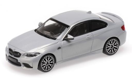 Modellautos Bmw M2 1/43 Minichamps Competition mettalic grau 2019 Bmw M2 1/43 Minichamps Competition mettalic grau 2019 modellautos