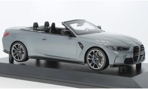 Bmw M4 1/18 Minichamps Cabriolet metallise grau 2020 1:18 modellautos