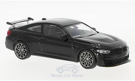 Bmw M4 1/43 Minichamps (F82) GTS mettalic schwarz 2016 mit grauen Felgen modellautos