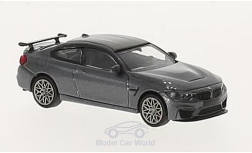 Bmw M4 1/87 Minichamps GTS mettalic grau 2016 mit grauen Felgen modellautos