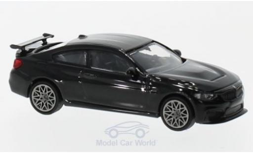 Bmw M4 1/87 Minichamps GTS mettalic schwarz 2016 mit grauen Felgen modellautos