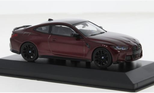 Bmw M4 1/43 Minichamps metallise rot 2020 1:43 modellautos