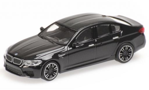 Bmw M5 1/87 Minichamps (F90) mettalic schwarz/carbon 2018 modellautos