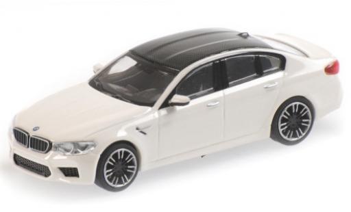 Bmw M5 1/87 Minichamps (F90) weiss/carbon 2018 modellautos