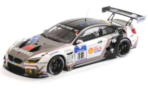 Bmw M6 1/18 Minichamps GT3 No.18 Schubert Motorsport CATL 24h Nürburgring 2016 A.Farfus/J.Krohn/J.Müller/M.Wittmann modellautos