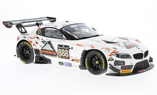 Bmw Z4 1/18 Minichamps GT3 (E89) No.888 Triple Eight Racing 24h Spa 2015 L.Mowle/R.Ratcliff/J.Osborne/D.Müller modellautos