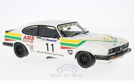Modellautos Ford Capri 1/18 Minichamps 3.0 No.11 Allam Motor Services RAC. BSCC Silverstone 1979 J.Allam Ford Capri 1/18 Minichamps 3.0 No.11 Allam Motor Services RAC. BSCC Silverstone 1979 J.Allam modellautos