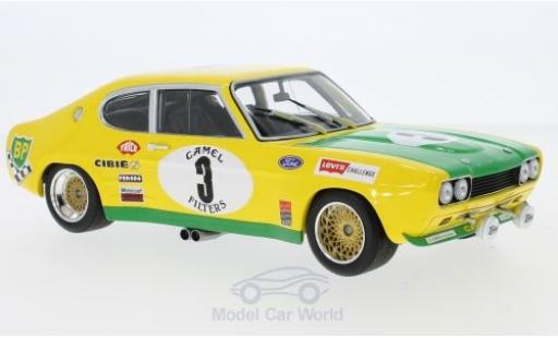 Modellautos Ford Capri 2600 1/18 Minichamps MK I RS 2600 No.3 BP Racing Team BP 24h Spa 1972 G.Birrell/C.Bourgoignie Ford Capri 2600 1/18 Minichamps MK I RS 2600 No.3 BP Racing Team BP 24h Spa 1972 G.Birrell/C.Bourgoignie modellautos